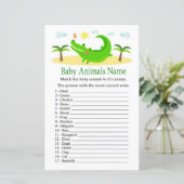 Alligator Baby Animes Name Game (Stehend Vorderseite)