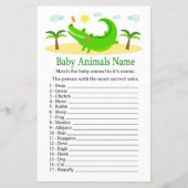 Alligator Baby Animes Name Game (Vorderseite)