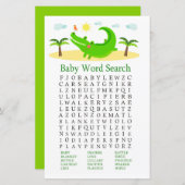 Alligator Baby Shooter Word Search Game (Vorne/Hinten)