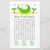 Alligator Baby Shooter Word Search Game (Vorderseite)