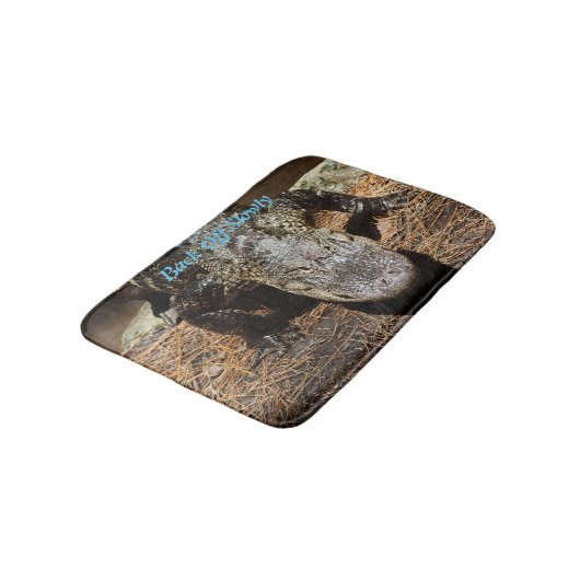 Alligator Badematte (Schrägansicht)