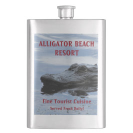 Alligator Beach Resort Flask Flachmann