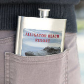 Alligator Beach Resort Flask Flachmann (Beispiel)