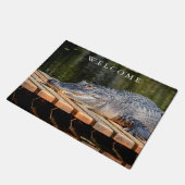 Alligator bei Homosassa entspringt Fußmatte (Schrägansicht)