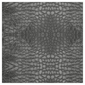 Alligator Black Imitats Leather Stoff (Muster)