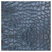 Alligator Blue Imitats Leather Stoff (Nahaufnahme)