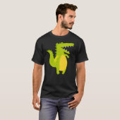 Alligator Cartoon Animal Men Women Boys Or Girls T-Shirt (Vorne ganz)