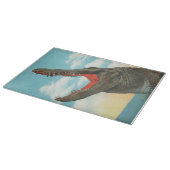 Alligator Chomp Cutting Board 15"x11" Schneidebrett (Ecke)