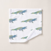 Alligator Coastal Beach Badetuch Set (Waschlappen)