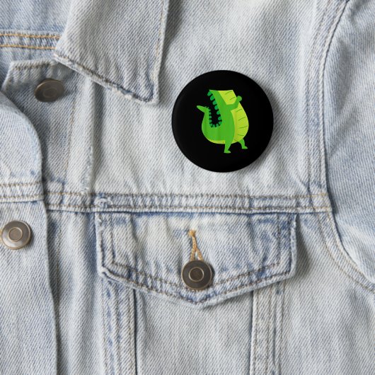 Alligator Costume - Gator Crocodile Zoo Animal Lov Button (Beispiel)