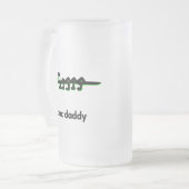 Alligator croc daddy mattglas bierglas (Vorderseite Links)