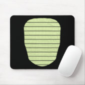 Alligator Crocodile Lizard Dinosaur Belly Hallowee Mousepad (Mit Mouse)