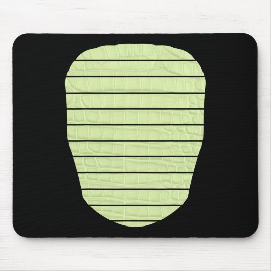 Alligator Crocodile Lizard Dinosaur Belly Hallowee Mousepad (Vorne)