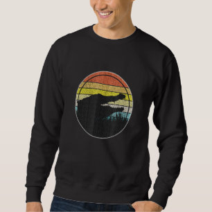 Alligator Crocodile Men Women Retro Crocs Gators Sweatshirt
