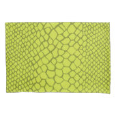 Alligator Crocodile Moderne Grüne Fun Schlafzimmer Kissenbezug (Vorderseite-Links)