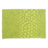 Alligator Crocodile Moderne Grüne Fun Schlafzimmer Kissenbezug (Vorderseite-Rechts)