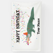Alligator Crocodile - Tiere Geburtstagsparty Banner (Vertikal)