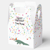 Alligator Crocodile - Tiere mit Party Geschenkschachtel (Geöffnet)
