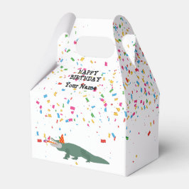 Alligator Crocodile - Tiere mit Party Geschenkschachtel