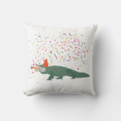 Alligator Crocodile - Tiere mit Party Kissen (Vorderseite)