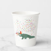 Alligator Crocodile - Tiere mit Party Pappbecher (Rückseite)