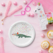 Alligator Crocodile - Tiere mit Party Pappteller (Party)