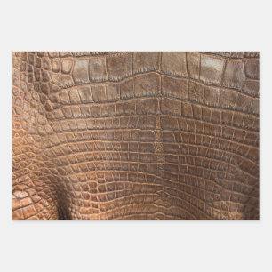 Alligator Crocodile Wild Exotic Animal Print Geschenkpapier Set