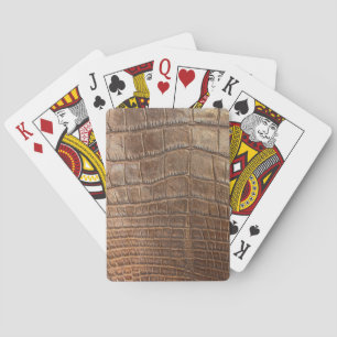 Alligator Crocodile Wild Exotic Animal Print Spielkarten