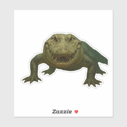Alligator Cut-out Sticker (Blatt)