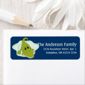 Alligator d3 Tierische Rücksendeadressen-Aufkleber (Insitu)