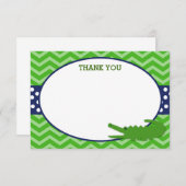 Alligator Dankeschön Karten (Vorne/Hinten)