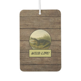 Alligator Dark Wood Grain Auto/Truck Air Freshener Autolufterfrischer