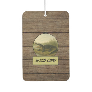 Alligator Dark Wood Grain Auto/Truck Air Freshener Autolufterfrischer