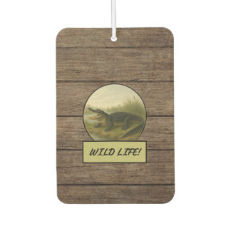 Alligator Dark Wood Grain Auto/Truck Air Freshener Autolufterfrischer