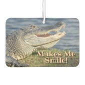 Alligator denkt an dich macht mich lächeln autolufterfrischer (Rückseite)
