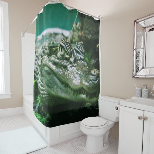 Alligator Duschvorhang (Beispiel)