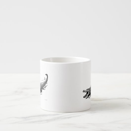 Alligator Espressotasse (Vorderseite)