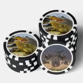 Alligator. Face to face Pokerchips (Stapel)