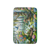 Alligator Fantasy Sumamp Thunder_Cove Badematte (Vorderseite Vertikal)