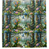 Alligator Fantasy Sumamp Thunder_Cove Duschvorhang (Vorderseite)