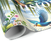 Alligator Fantasy Sumamp Thunder_Cove Geschenkpapier (Rolleneckpunkt)