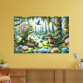 Alligator Fantasy Sumamp Thunder_Cove Leinwanddruck (Insitu (Wohnzimmer))