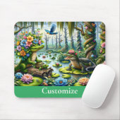 Alligator Fantasy Sumamp Thunder_Cove Mousepad (Mit Mouse)