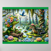 Alligator Fantasy Sumamp Thunder_Cove Poster (Vorne)