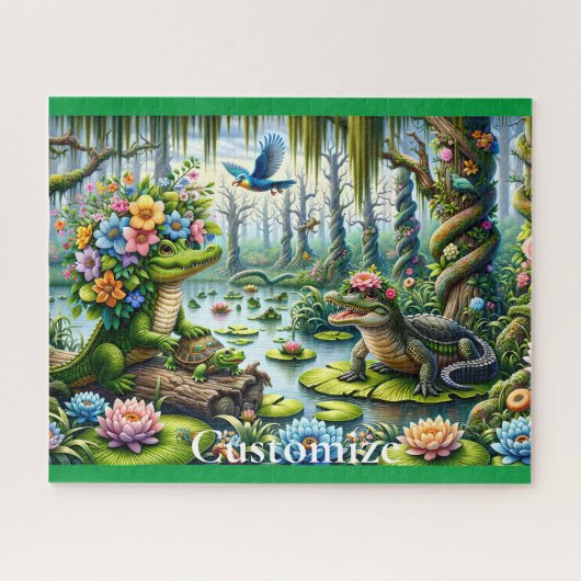 Alligator Fantasy Sumamp Thunder_Cove Puzzle (Horizontal)