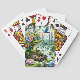 Alligator Fantasy Sumamp Thunder_Cove Spielkarten