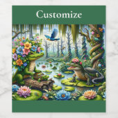 Alligator Fantasy Sumamp Thunder_Cove Weinetikett (Einzelnes Label)