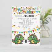 Alligator Festivals Musik Lover Print Einladung (Stehend Vorderseite)