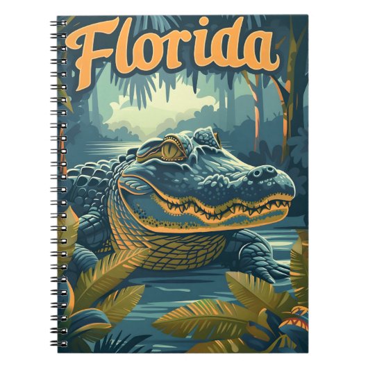 Alligator Florida Everglades Notizblock (Vorderseite)