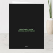 ALLIGATOR FUNNY BIRTHDAY BITES BITES CARDS KARTE (Rückseite)